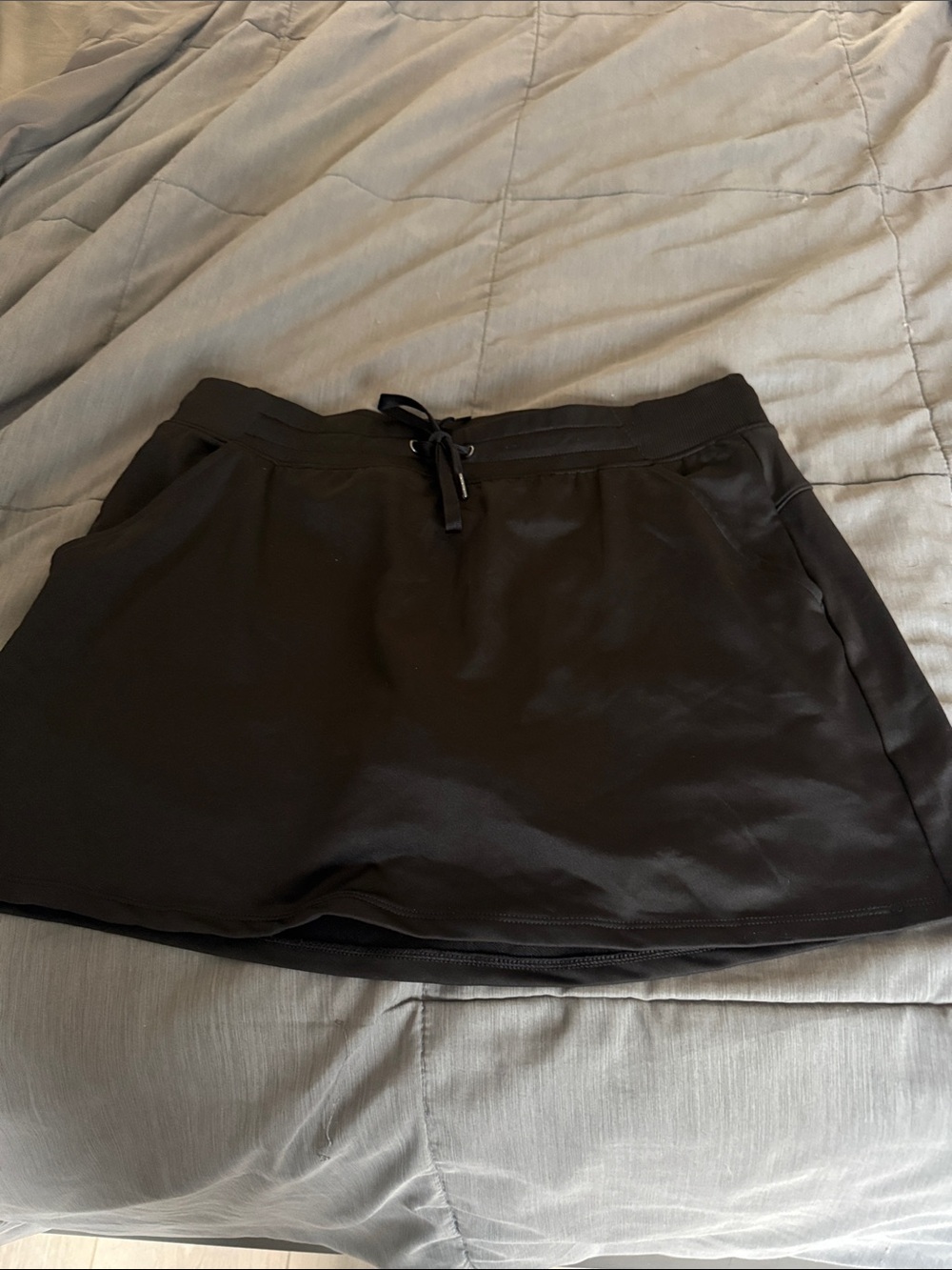 Tek Gear Black Athletic Drawstring Skort
